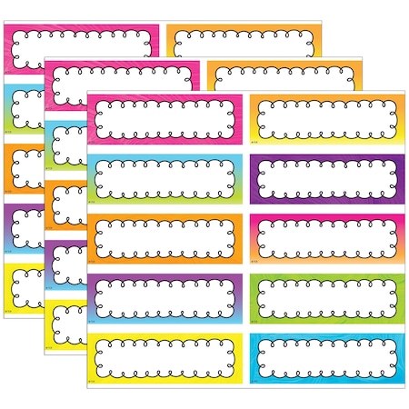 Teacher Created Resources Brights 4Ever Labels Magnetic Accents, 60PK 77056